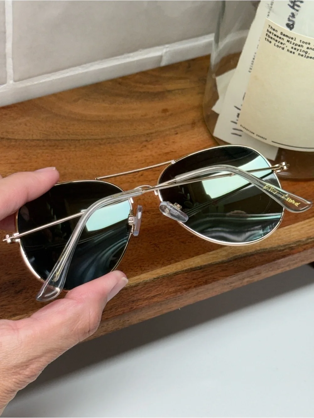 Betsey Johnson Aviators NWT- Gold Frame